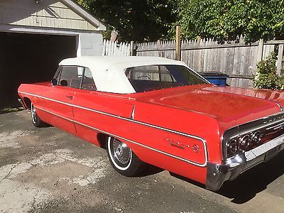 Chevrolet : Impala Convertible 1964 impala convertible