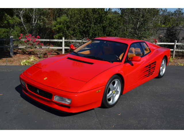 Ferrari : Testarossa 512TR 1992 ferrari 512 tr 17 k miles red tan gorgeous fast