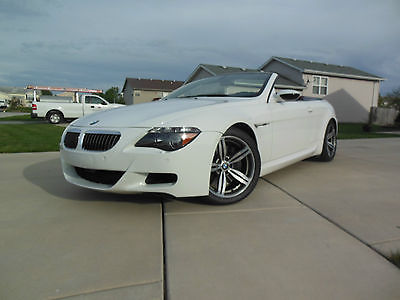 BMW : M6 M6 2007 bmw m 6 v 10 convertable clean very rare alpine white indianapolis red