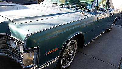 Lincoln : Continental 2 Door Coupe 1968 lincoln continental original owner 66 k miles matching rare car barn find