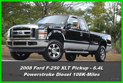 Ford : F-250 XLT Extended Cab 08 ford f 250 f 250 xlt extended x cab 4 x 4 6.4 l power stroke diesel used 8 ft bed