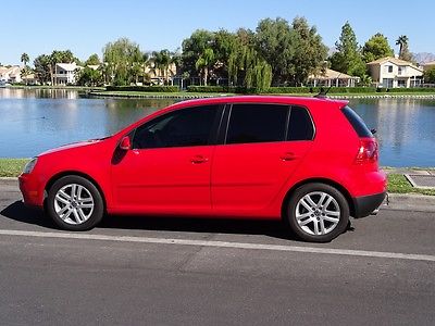 Volkswagen : Rabbit S Hatchback 4-Door 2009 red 4 door volkswagon rabbit 2.5 l sun roof abs satellite radio