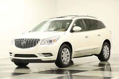 Buick : Enclave AWD Premium Navigation Leather Camera White Diamond Tricoat Like New GPS Heated Cooled Seats Rear Park Assist Bose 2014 15 Choccachino Used