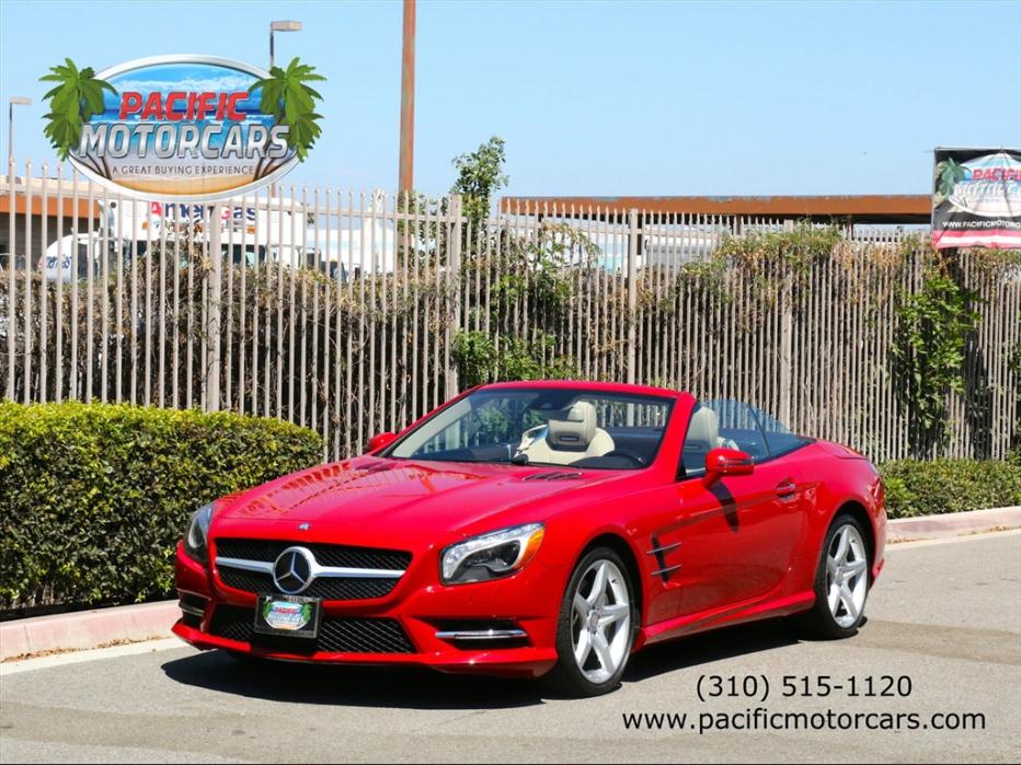Mercedes-Benz : SL-Class SL550 120 845 msrp one owner mars red premium 1 driver assistance wow