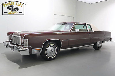 Lincoln : Continental 1976 lincoln continental 2 door hardtop family owned low miles