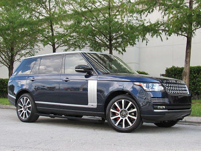 Land Rover : Range Rover 4WD 4dr SC Autobiography LWB 2014 range rover sc autobiography lwb
