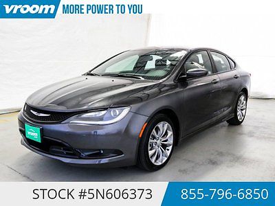 Chrysler : 200 Series S Certified 2015 13K MILES 1 OWNER BACK-UP CAMERA 2015 chrysler 200 200 s 13 k miles rearcam bluetooth aux usb 1 owner clean carfax