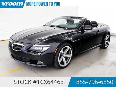 BMW : 6-Series 650i Certified 45K MILES NAV HTD SEATS BLUETOOTH 2009 bmw 650 i 45 k low miles nav htd seats aux usb bluetooth cruise clean carfax