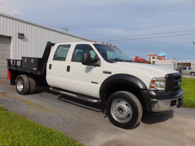 Ford : Other Pickups WHOLESALE 2007 ford f 550 crew cab dually flatbed diesel removeable stake sides