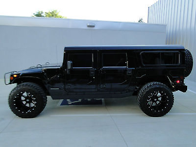 Hummer : H1 Hardtop Wagon 2000 hummer h 1 wagon leather 20 x 14 fuel wheels rubberduck exhaust led lighting