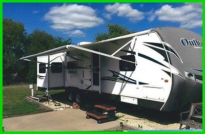 2013 Keystone Outback 298RE 35' Fifth Wheel 3 Slide Outs Awning Outside Grill