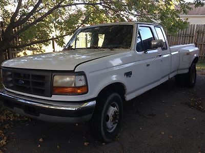 Ford : F-350 XL Extended Cab Pickup 2-Door 1995 f 350 dually long bed 7.3 diesel