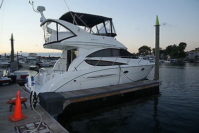 2007 MERIDIAN 341 Boat 35 Foot 2-Stateroom Yacht Low Hours Well Kept in New York