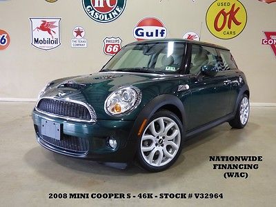 Mini : Cooper S S AUTO,PANORAMIC ROOF,LEATHER,46K,WE FINANCE! 08 cooper s hardtop automatic panoramic sunroof leather 17 in whls 46 k we finance