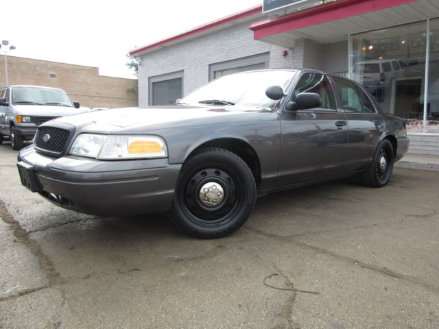 Ford : Crown Victoria 4dr Sdn Stre Gray P71 Ex Sheriff Car 98k Miles Pw Pl Psts Well Maintained Nice