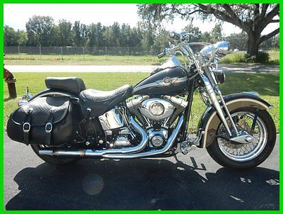 Harley-Davidson : Softail 2003 heritage springer classic twin cam 100 th annivsary sweet exahust efi