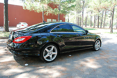 Mercedes-Benz : CLS-Class Black Napa Leather, Ash wood. 2014 like new