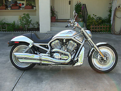 Harley-Davidson : VRSC 2002 harley vrod silver