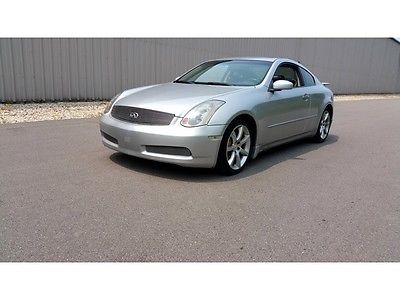 Infiniti : Other Base Coupe 2-Door 2004 infiniti g 35 coupe like nissan 350 z leather 6 speed manual sharp wow