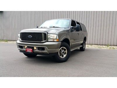 Ford : Excursion Limited 2003 ford excursion limited rare diesel 7.3 l leather 4 x 4 dvd clean wow