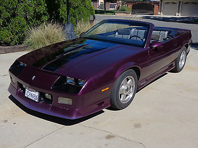 Chevrolet : Camaro Z28 Convertible Z28 5.0 TPI 5 Speed Manual Trans limited slip differential