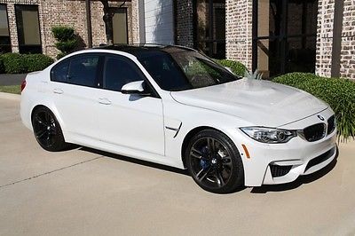 BMW : M3 Sedan Mineral White Full Merino Leather Drivers Assistance Plus Executive Carbon Roof