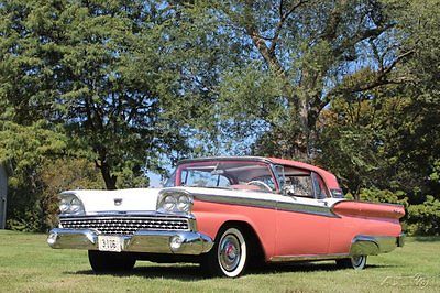 Ford : Fairlane 1959 fairlane skyliner 500 332 ci v 8 auto power convertible hard top show