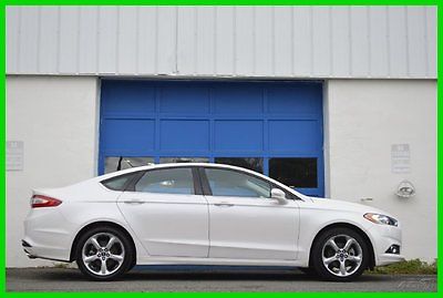 Ford : Fusion SE 1.6L Ecoboost Navigation Sync Bluetooth Loaded Repairable Rebuildable Salvage Lot Drives Great Project Builder Fixer Wrecked