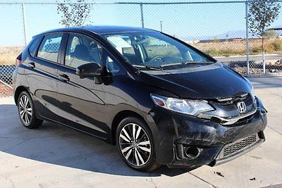 Honda : Fit EX CVT 2015 honda fit ex cvt wrecked salvage rebuilder economical priced to sell l k