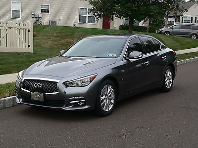 Infiniti : Q50 Premium Sedan 4-Door 2014 infiniti q 50 13 k miles awd like new gps loaded inspected