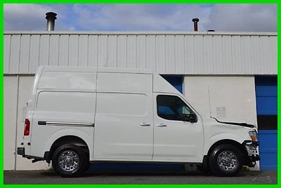 Nissan : NV 2500 SV V8 Hi Top Navigation Partition Shelving + Repairable Rebuildable Salvage Lot Drives Great Project Builder Fixer Wrecked
