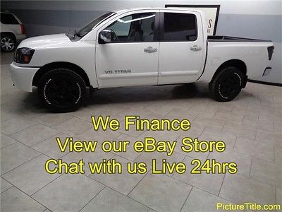 Nissan : Titan SE 4WD Crew Cab 07 titan se 4 x 4 crew cab auto black wheels we finance 1 texas owner