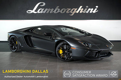 Lamborghini : Aventador LP 700-4 NAV+RR CAM+PWR SEATS+CLR BONNET+CARBON FIBER+SHINY BLK WHLS