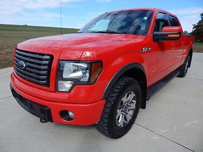 Ford : F-150 FX4 ecoboost turbocharged FX4 Leather Non Smoker Race Red