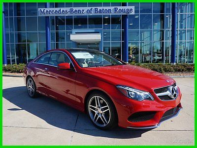 Mercedes-Benz : E-Class 2016 Mercedes-Benz E400 Full LED AMG Sport Red New 2016 Mercedes-Benz E400 Coupe Red Tan Leather Sport Premium Navigation AMG
