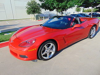 Chevrolet : Corvette CV 7031 miles 3lt Polished Wheels 2007 red cv 7031 miles 3 lt polished wheels