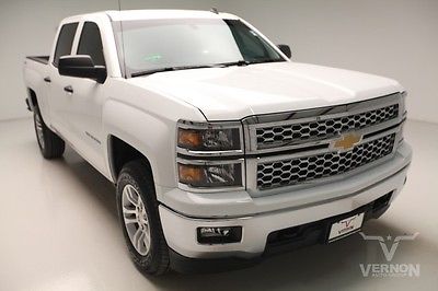 Chevrolet : Silverado 1500 LT Crew Cab 4x4 2014 gray cloth single cd v 8 ecotec trailer hitch we finance 10 k miles