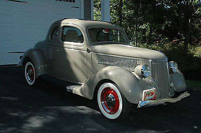 Ford : Other Custom Deluxe 1936 ford deluxe 3 window coupe antique classic street rod barn show collector