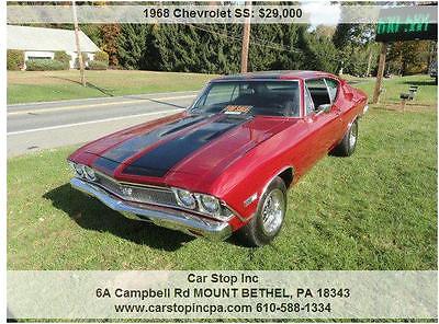 Chevrolet : Chevelle SS 1968 chevrolet chevelle ss 6.5 l