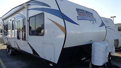2014 Pacific Coachworks 27FBSL Sandsport TOY HAULER RV   Barely Used !!!