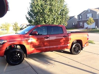 Toyota : Tundra TRD Pro Extended Crew Cab Pickup 4-Door 2015 toyota tundra trd pro crew max inferno orange