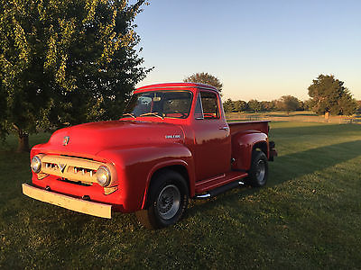 Ford : F-100 1953 ford f 100 red