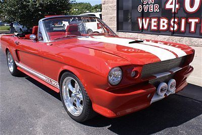 Ford : Mustang Convertible 1965 ford mustang convertible 302 ci v 8 5 speed leather wheels a c very clean