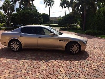 Maserati : Quattroporte Executive GT Sedan 4-Door 2006 maserati quattroporte only 18 k miles special order champagne color