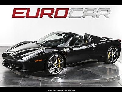 Ferrari : 458 Spider   ($302,991.00 MSRP) FERRARI 458 SPIDER, ONE OWNER CALIFORNIA CAR, FACTORY WARRANTY