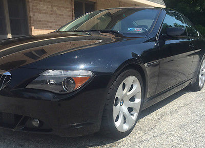 BMW : 6-Series two door coupe 2007 bmw 650 i 4.8 l v 8 black coupe 63 500 k miles