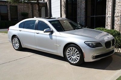 BMW : 7-Series 750Li Sedan Titanium Silver Nappa Leather Luxury Seating Rear Entertainment Heads Up More!!