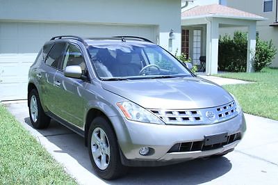 Nissan : Murano SL 2004 nissan murano excellent gold paint beige leather interior very nice suv
