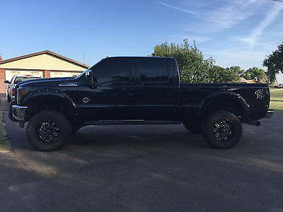 Ford : F-250 Lariat 4D 6 3/4 ft Tuned, Deleted, Lifted, Black, 4x4, Aftermarkets