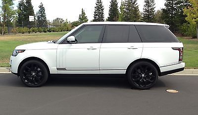 Land Rover : Range Rover Full Size Supercharged Rear Entertainment...Vision Assist(cameras)...Climate seats...22